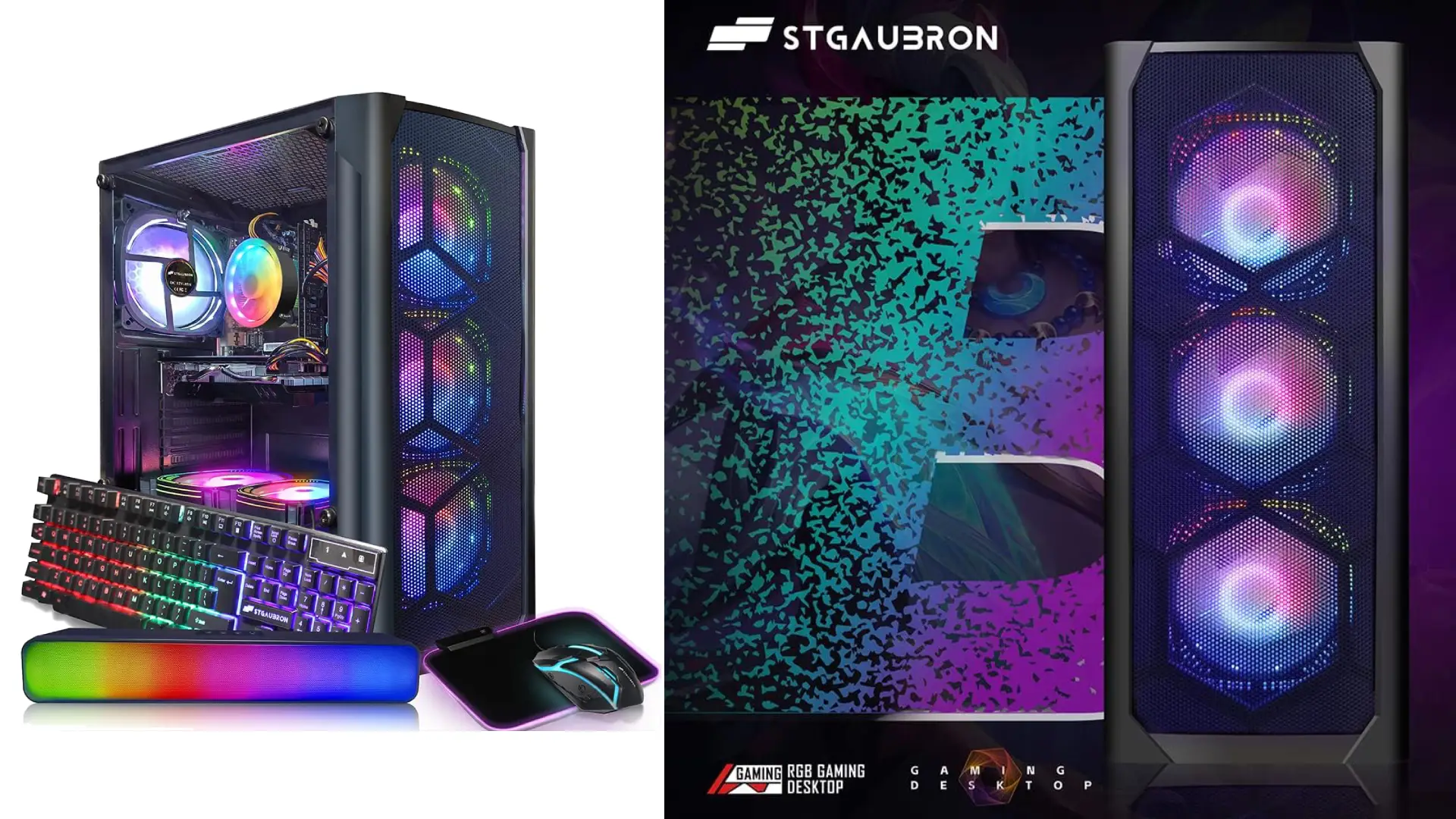 Under $500 Gaming PC | Unleashing the Beast: A Deep Dive into the STGAubron Gaming Desktop – Power, Performance, and Panache!